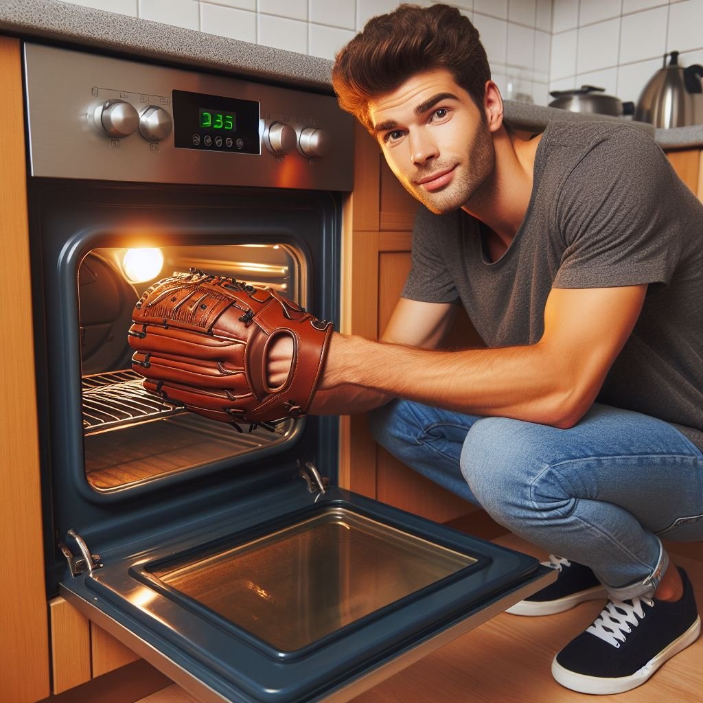 How to Break in a Baseball Glove in the Oven