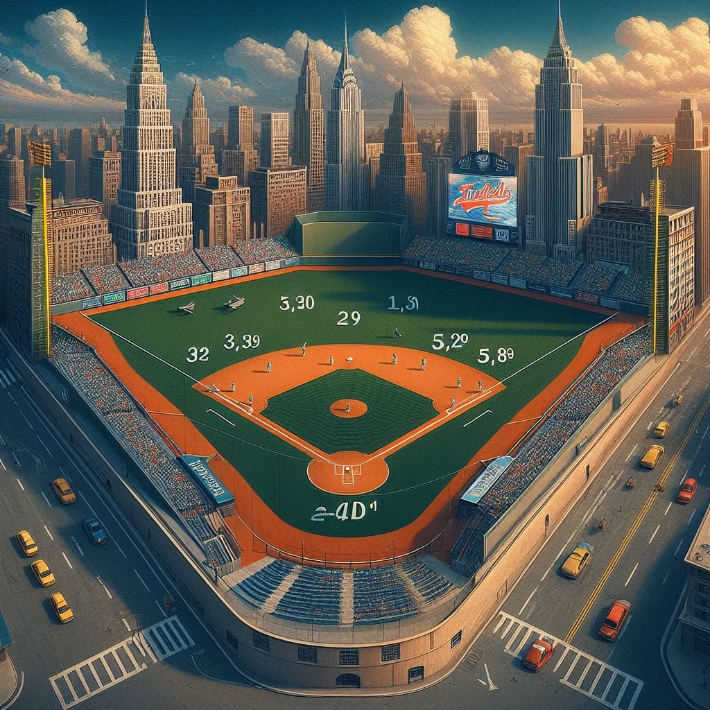 Baseball field dimensions and layout